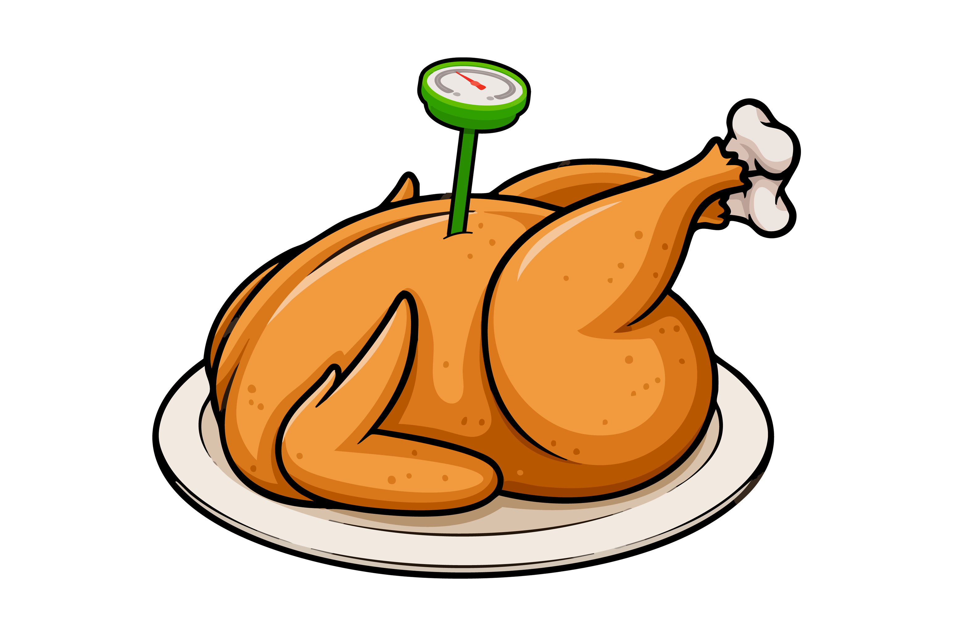 How can you tell if the food is cooked?